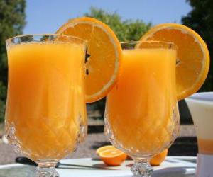 пазл Апельсиновый сок